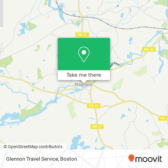 Mapa de Glennon Travel Service