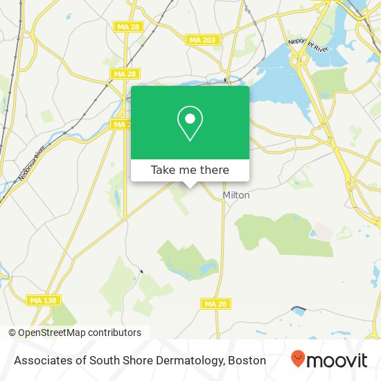 Mapa de Associates of South Shore Dermatology