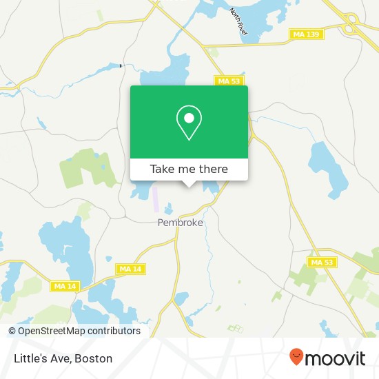 Mapa de Little's Ave