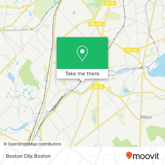 Boston City map