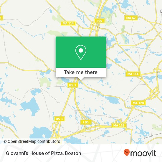 Giovanni's House of Pizza map