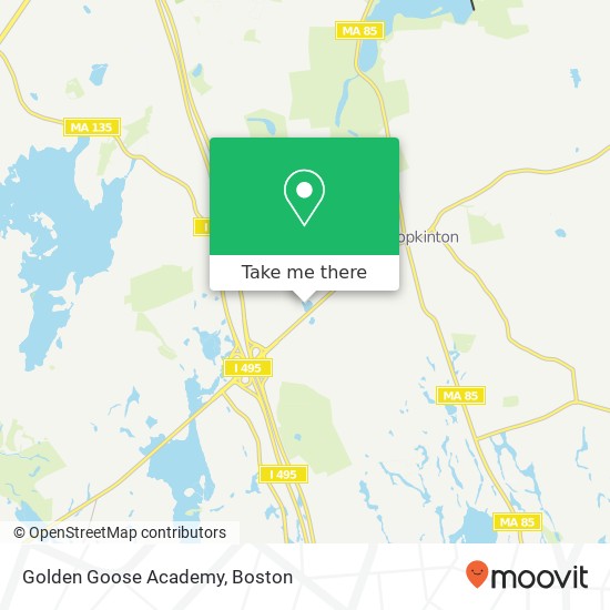 Mapa de Golden Goose Academy