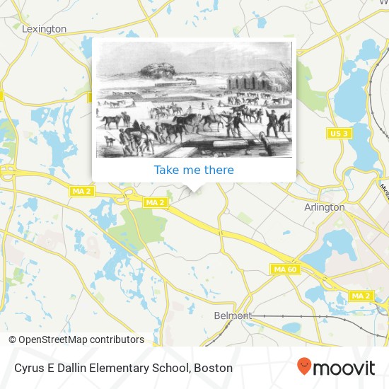 Cyrus E Dallin Elementary School map