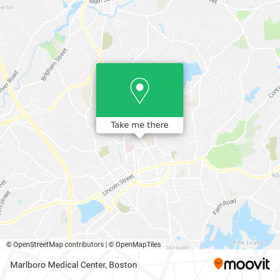 Mapa de Marlboro Medical Center