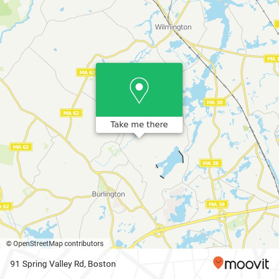 91 Spring Valley Rd map