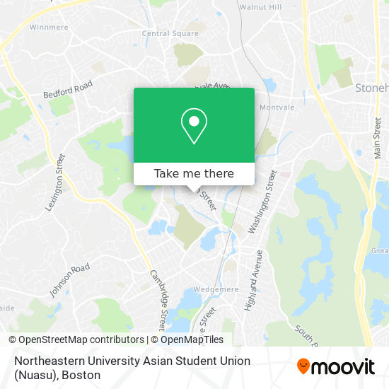 Northeastern University Asian Student Union (Nuasu) map