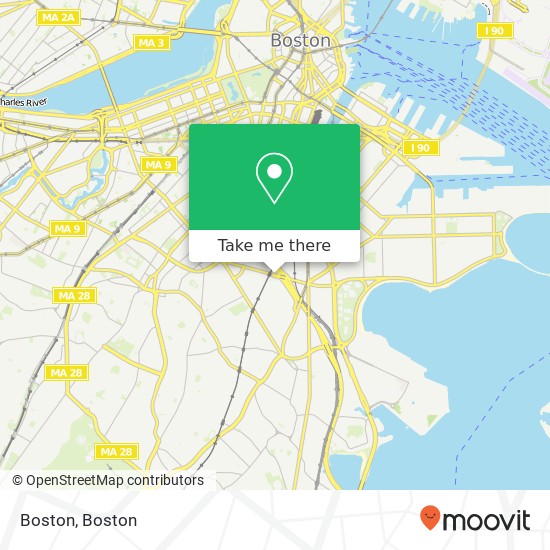 Boston map