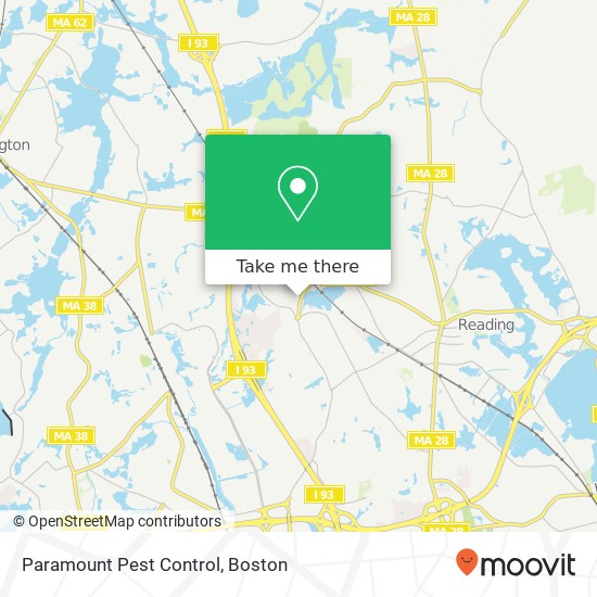 Paramount Pest Control map