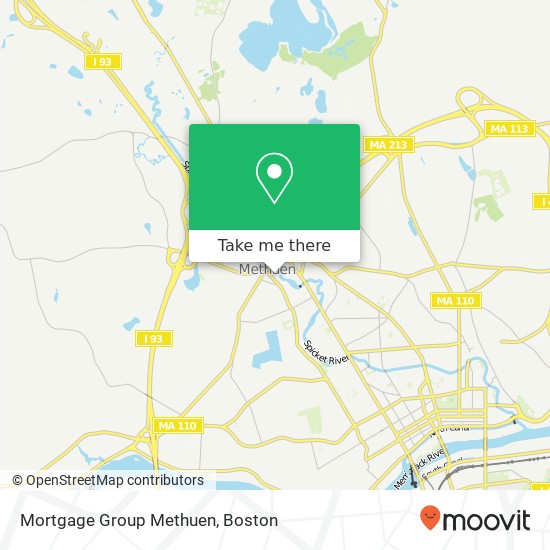 Mapa de Mortgage Group Methuen