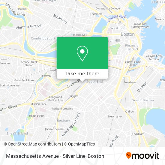 Mapa de Massachusetts Avenue - Silver Line