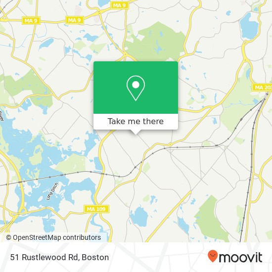 Mapa de 51 Rustlewood Rd