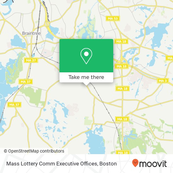Mapa de Mass Lottery Comm Executive Offices
