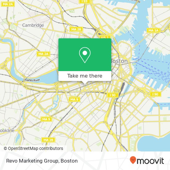 Mapa de Revo Marketing Group