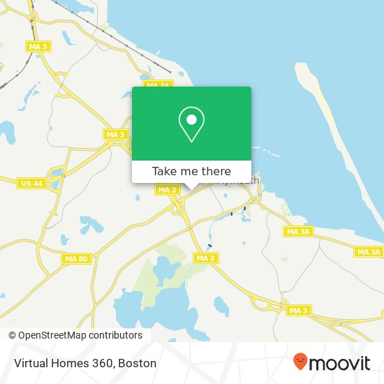 Virtual Homes 360 map