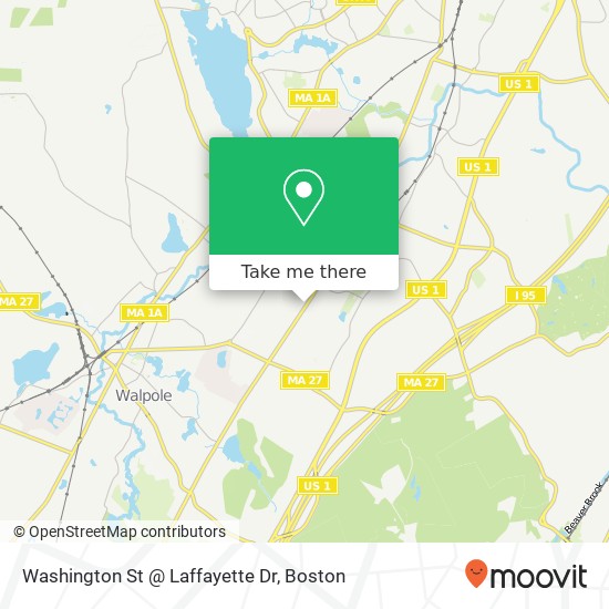 Mapa de Washington St @ Laffayette Dr
