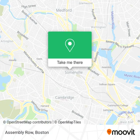 Assembly Row map
