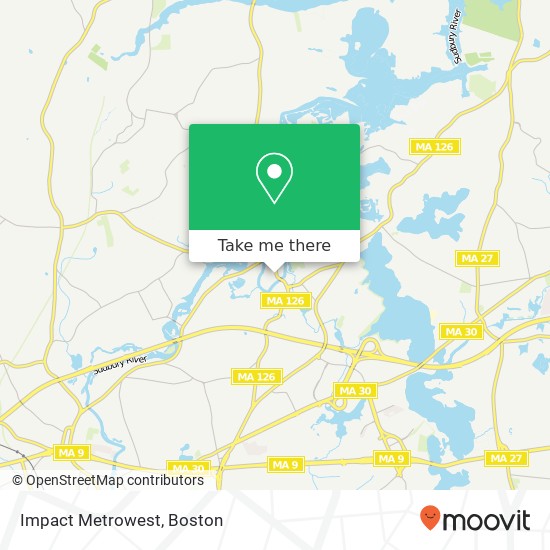 Impact Metrowest map