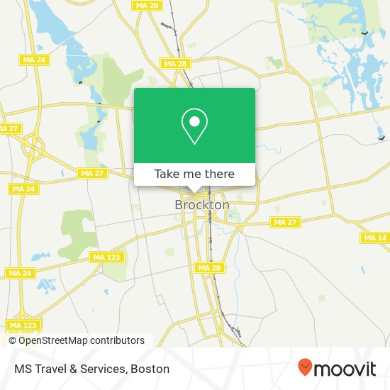 MS Travel & Services map