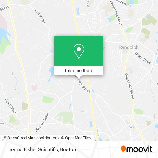 Thermo Fisher Scientific map