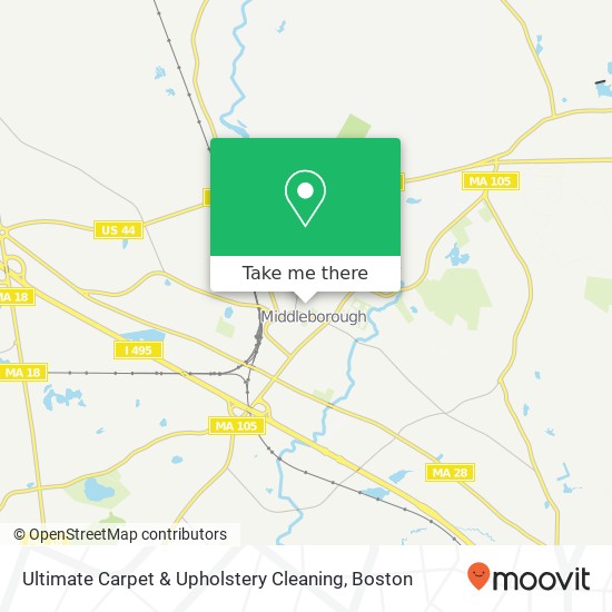 Ultimate Carpet & Upholstery Cleaning map