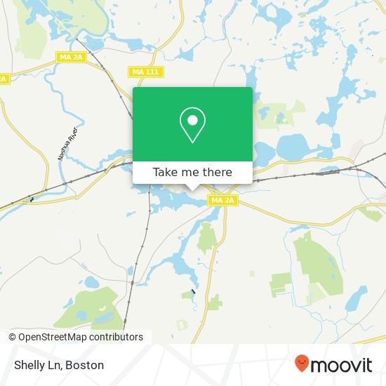Shelly Ln map