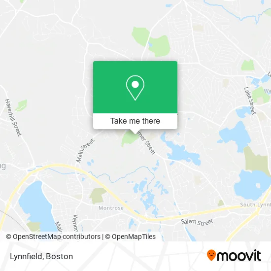 Lynnfield map