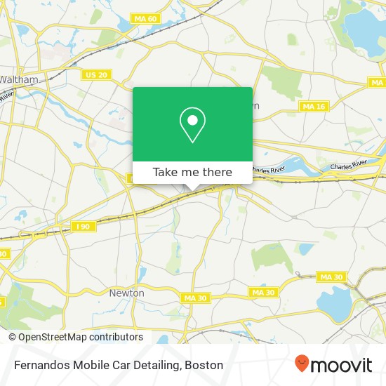 Fernandos Mobile Car Detailing map