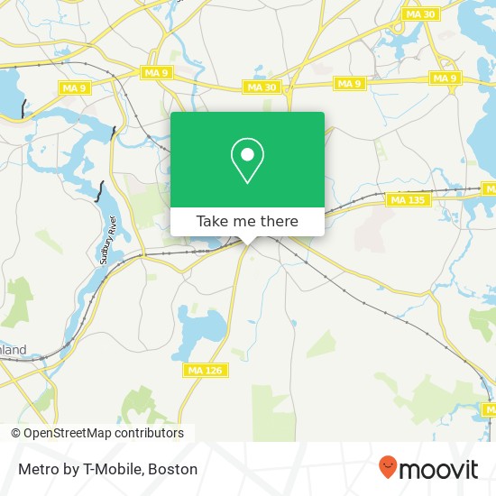 Metro by T-Mobile map