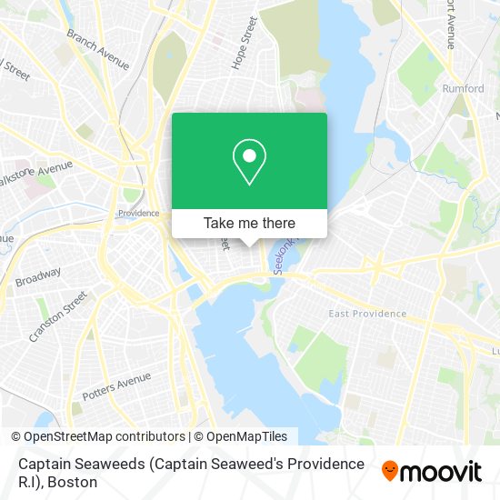Captain Seaweeds (Captain Seaweed's Providence R.I) map