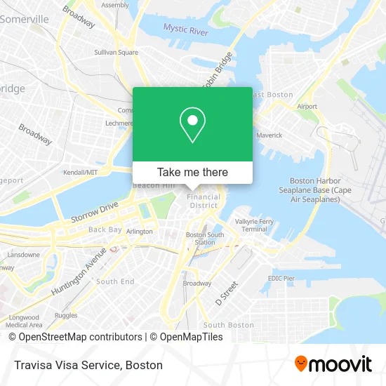 Travisa Visa Service map