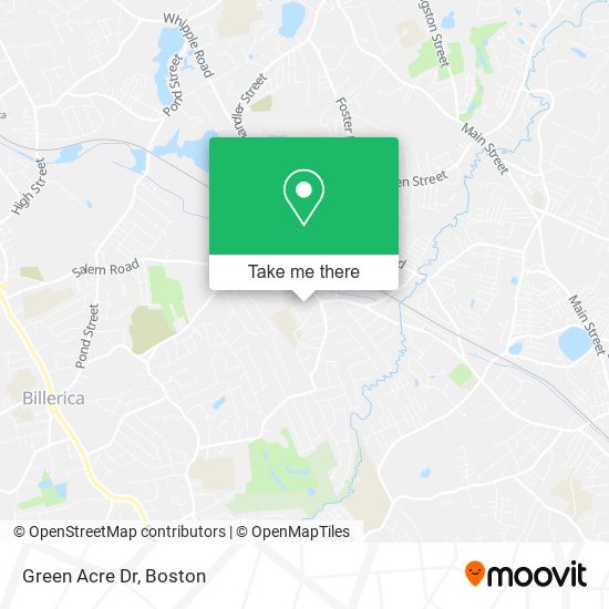 Green Acre Dr map
