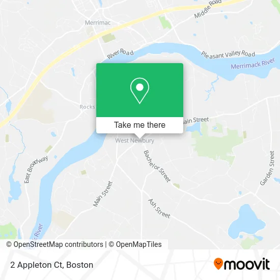 2 Appleton Ct map