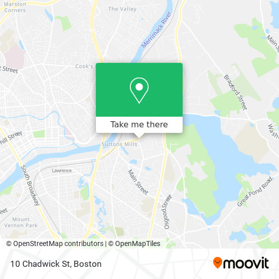 10 Chadwick St map