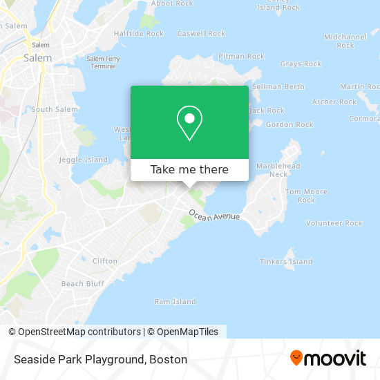 Seaside Park Playground map