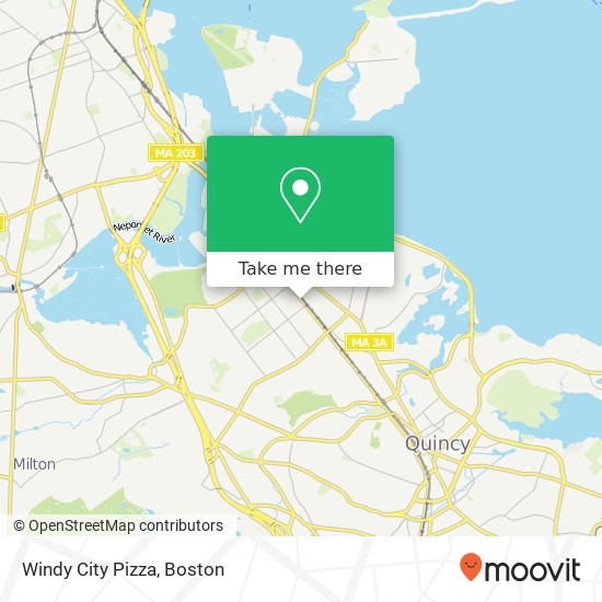 Mapa de Windy City Pizza