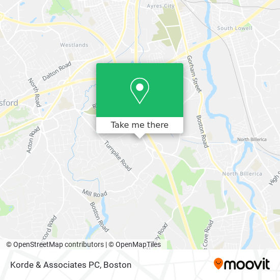 Mapa de Korde & Associates PC