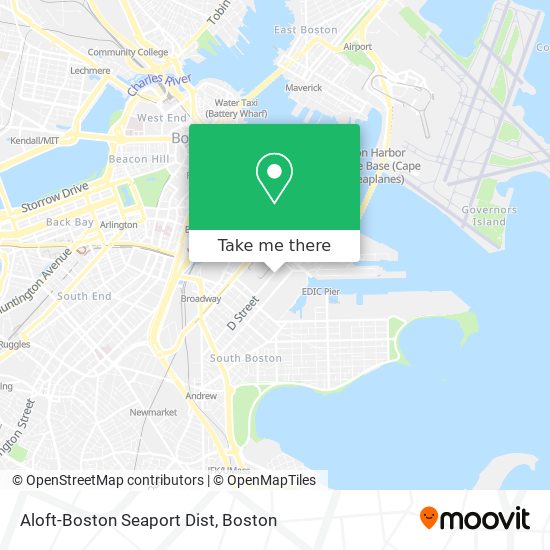 Aloft-Boston Seaport Dist map