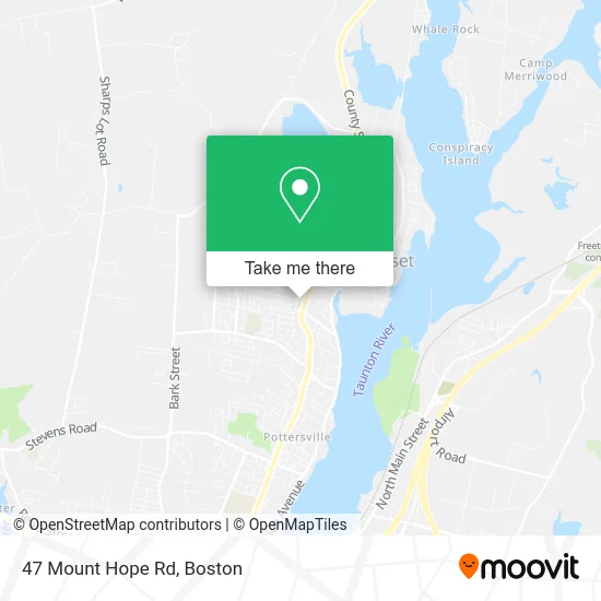 47 Mount Hope Rd map