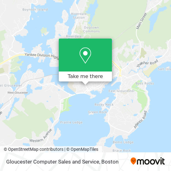 Gloucester Computer Sales and Service map