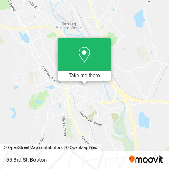 55 3rd St map