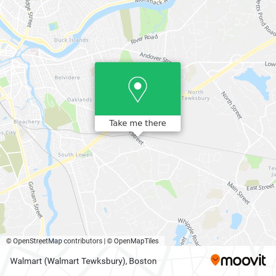 Walmart (Walmart Tewksbury) map