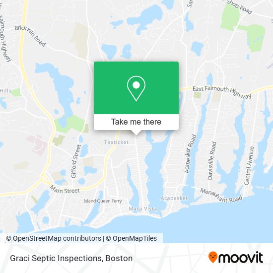 Graci Septic Inspections map