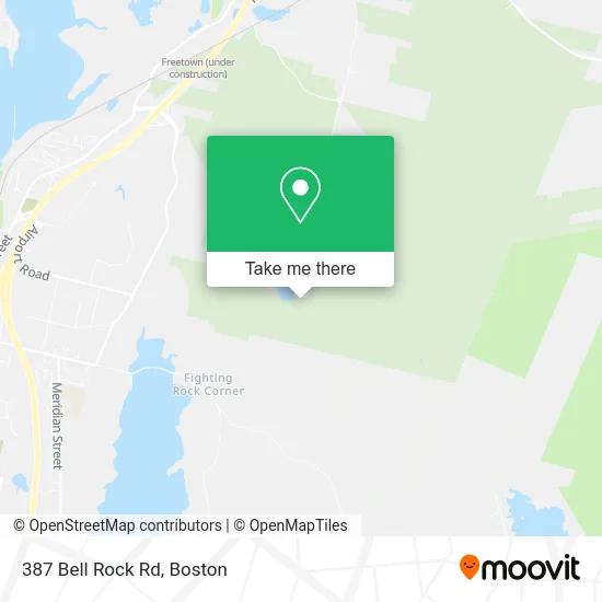 387 Bell Rock Rd map