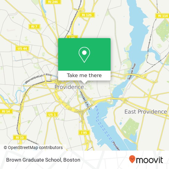 Brown Graduate School map