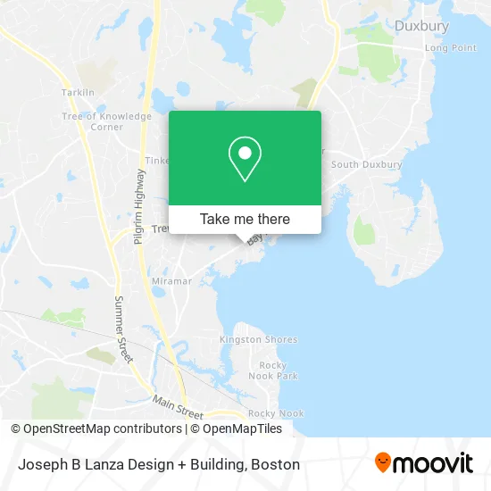 Joseph B Lanza Design + Building map