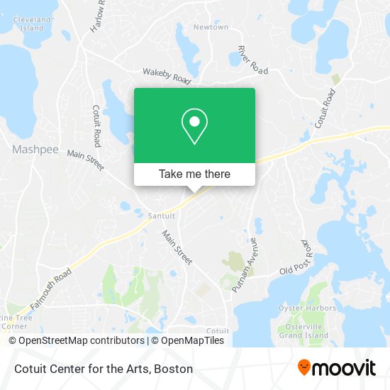 Cotuit Center for the Arts map