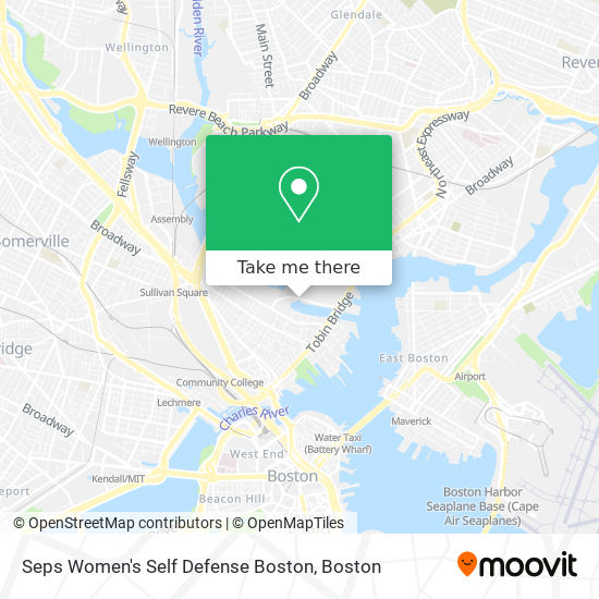 Seps Women's Self Defense Boston map