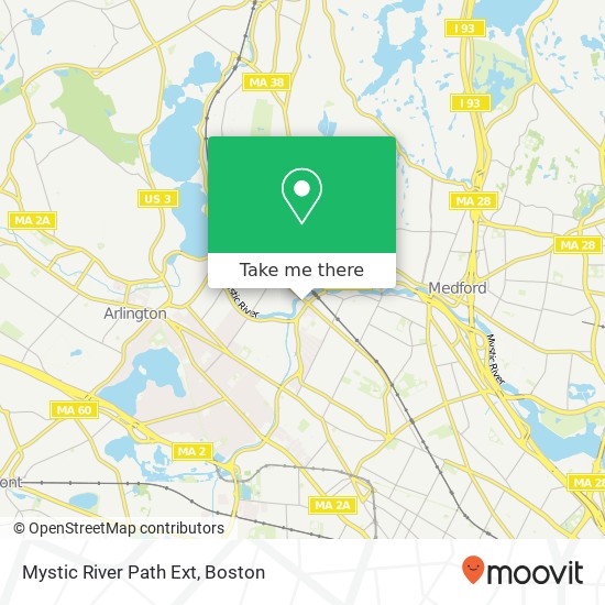 Mapa de Mystic River Path Ext