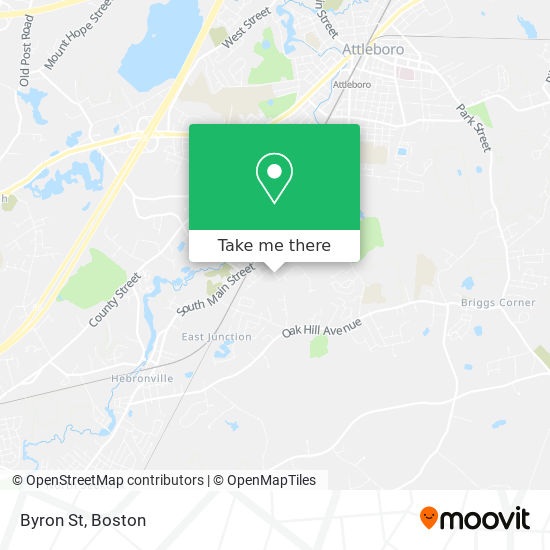 Mapa de Byron St