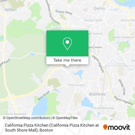 California Pizza Kitchen (California Pizza Kitchen at South Shore Mall) map